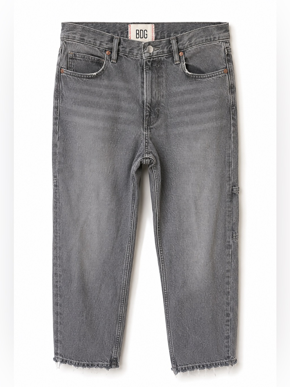 BDG Urban Outfitters Gray Carpenter Straight Leg Jeans 30x30 100% Cotton Utility